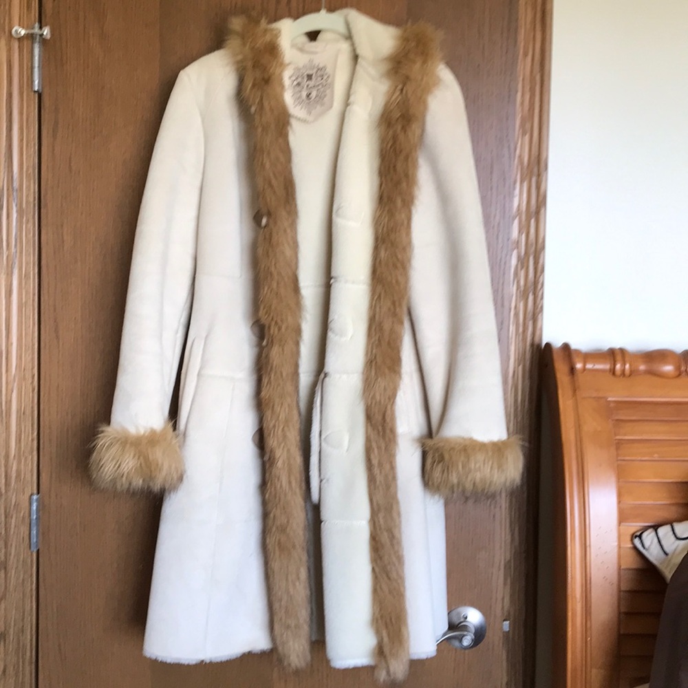 Faux suede Coat